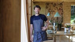 Rene Redzepi, chef and co-owner of the World class Danish restaurant Noma is pictured on May 31, 2021 in Copenhagen. - While the six-month Covid-19 closure has been tough for Noma, consistently ranked as one of the world's top restaurants, it's also been an opportunity to reinvent its cuisine.