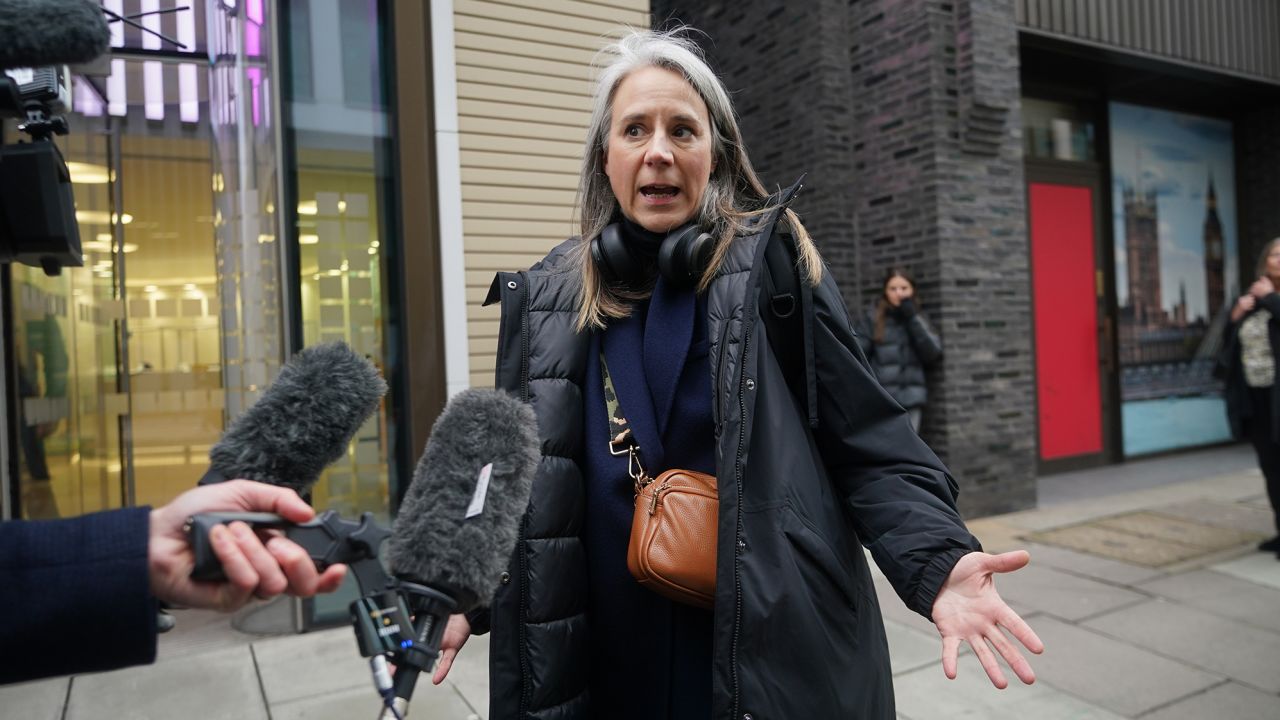 Sara Gorton, head of health at Unison, arrives for a meeting with health minister Steve Barclay at the Department of Health in London on Monday, January 9, 2023.
