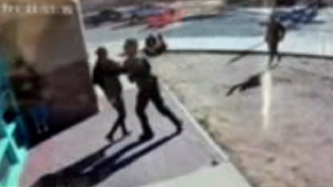 A homeless shelter in El Paso, Texas released a video showing what the group said was Customs and Border Protection officials slamming a person to the ground and apprehending them in El Paso, Texas on January 6, 2023.