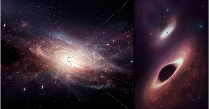 Galaxy Merger With Mysterious Presence Of Supermassive Black Hole