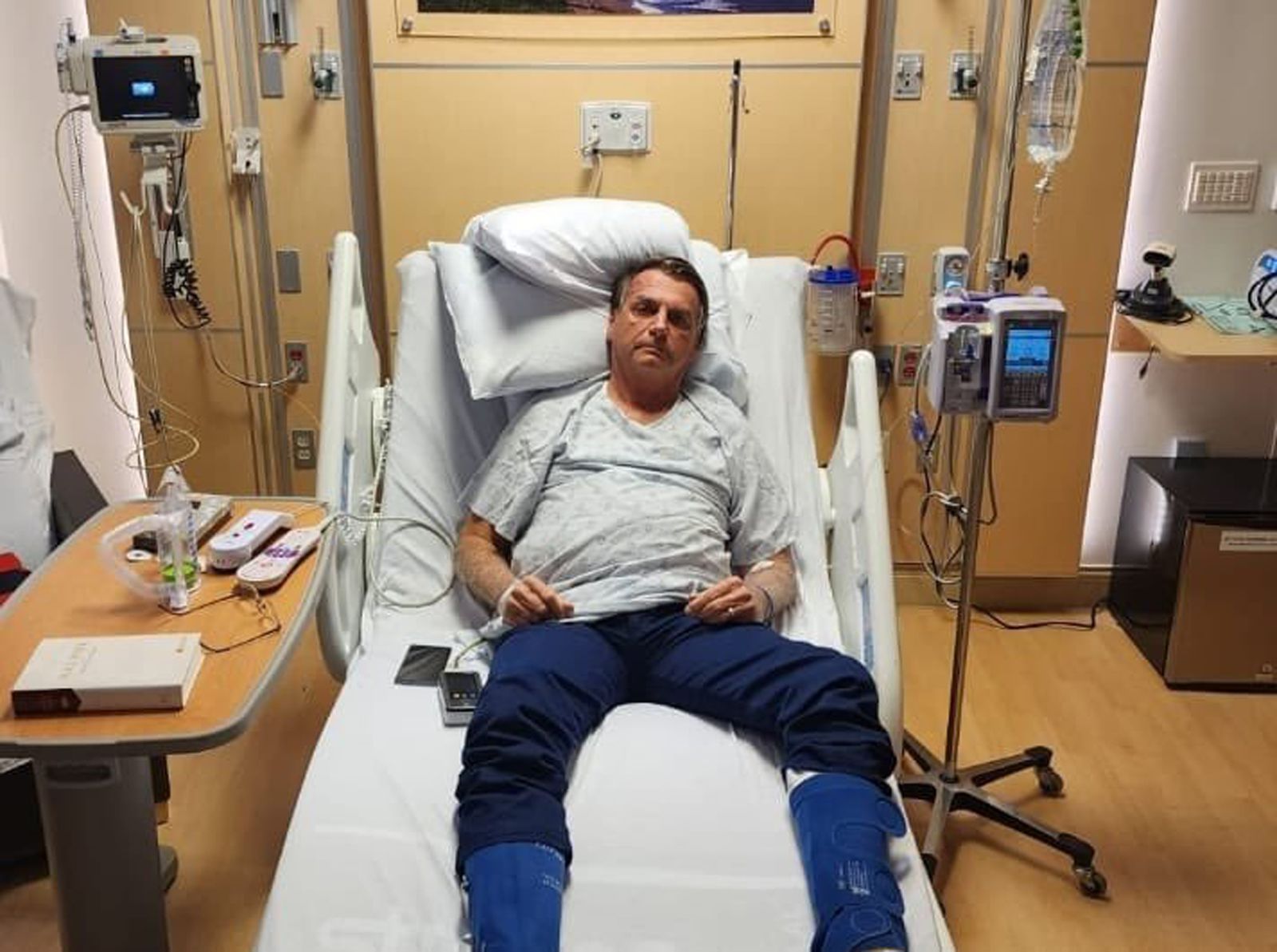 Jair Bolsonaro hospitalised following Brazil riots, shares picture from hospital bed