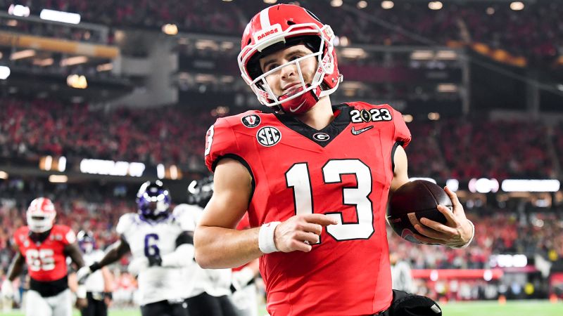 Georgia Bulldogs crush Texas Christian University Horned Frogs 65-7 to win their second straight College Football Playoff National Championship