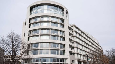 An office building housing the Penn Biden Center, a think tank affiliated with the University of Pennsylvania, in Washington, DC.