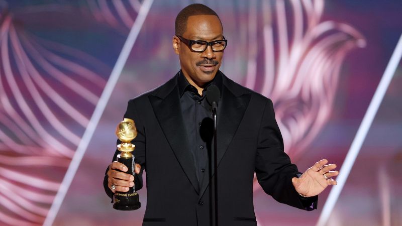 Eddie Murphy references the infamous Will Smith Oscars slap at the Golden Globes | CNN