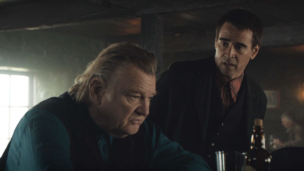 Brendan Gleeson and Colin Farrell in "The Banshees of Inisherin." 