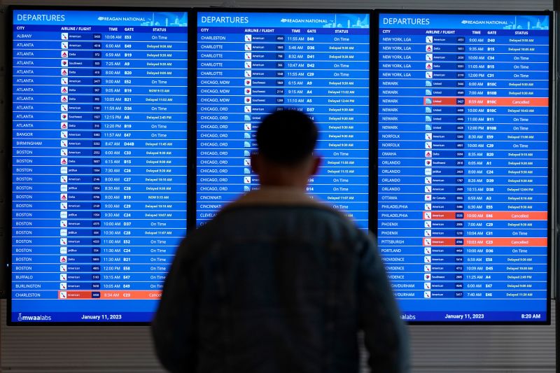 Flights Delayed Across The US After FAA System Outage | CNN Business