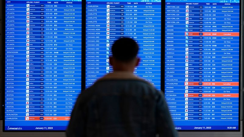 Flights delayed across the US after FAA system outage | CNN Business