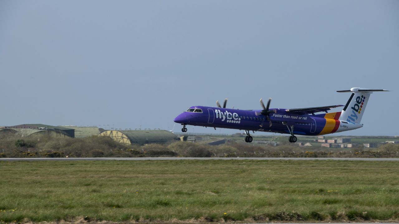As a regional airport, Newquay was more used to accommodating small prop planes, like those used on Flybe's domestic routes.