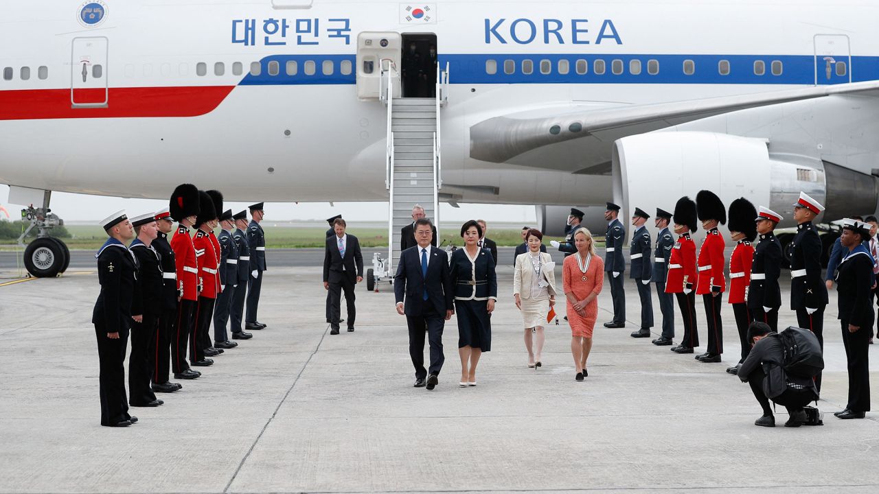Newquay did some airport upgrades when world leaders -- such as South Korea's President Moon Jae-in -- landed here for the G7.