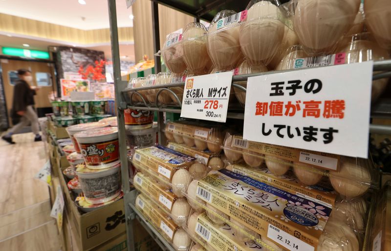 Egg prices 'expected to soar' in Japan after record cull of 10