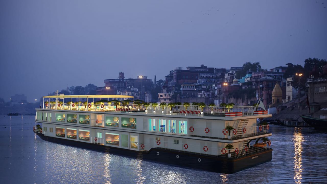 Longest river cruise 'Ganga Vilas'.