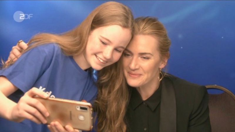 Video: Kate Winslet goes viral for giving child reporter pep talk | CNN