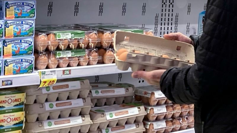 Egg prices exploded 60% higher last year. These food prices surged too