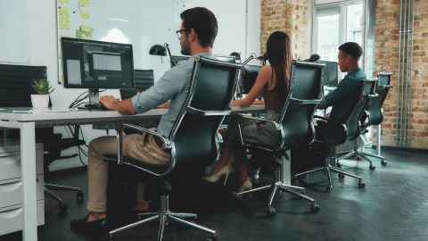 Many workplace require people to sit for long portions of the day, but its important to find ways to get exercise, experts said.