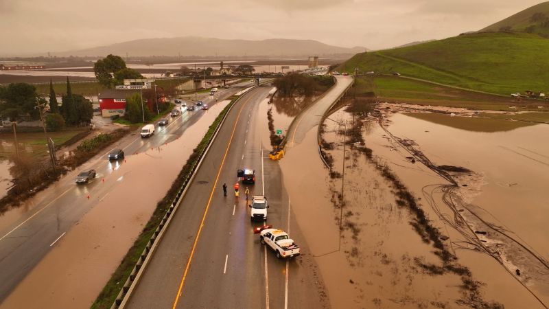 Wetter in Kalifornien: Die Monterey-Halbinsel könnte zu einer Insel werden, wenn Stürme Teile Kaliforniens überschwemmen