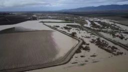 The Salinas River floods Wednesday, January 11, 2023.