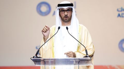 Climate activists have said the appointment of Al Jaber, pictured on November 12, 2018, as the COP28 president is a "conflict of interest."