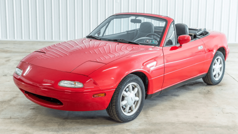 Early Mazda Miatas, like this 1991 model, have become popular with collectors.
