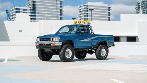 Pickups from the era, like this 1993 Toyota truck, have become collectible.