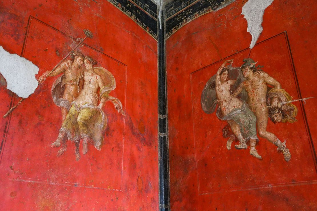 Erotic frescoes in the House of the Vettii.