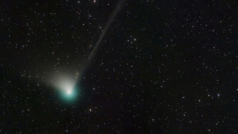 O cometa verde passará perto da Terra pela primeira vez em 50.000 anos