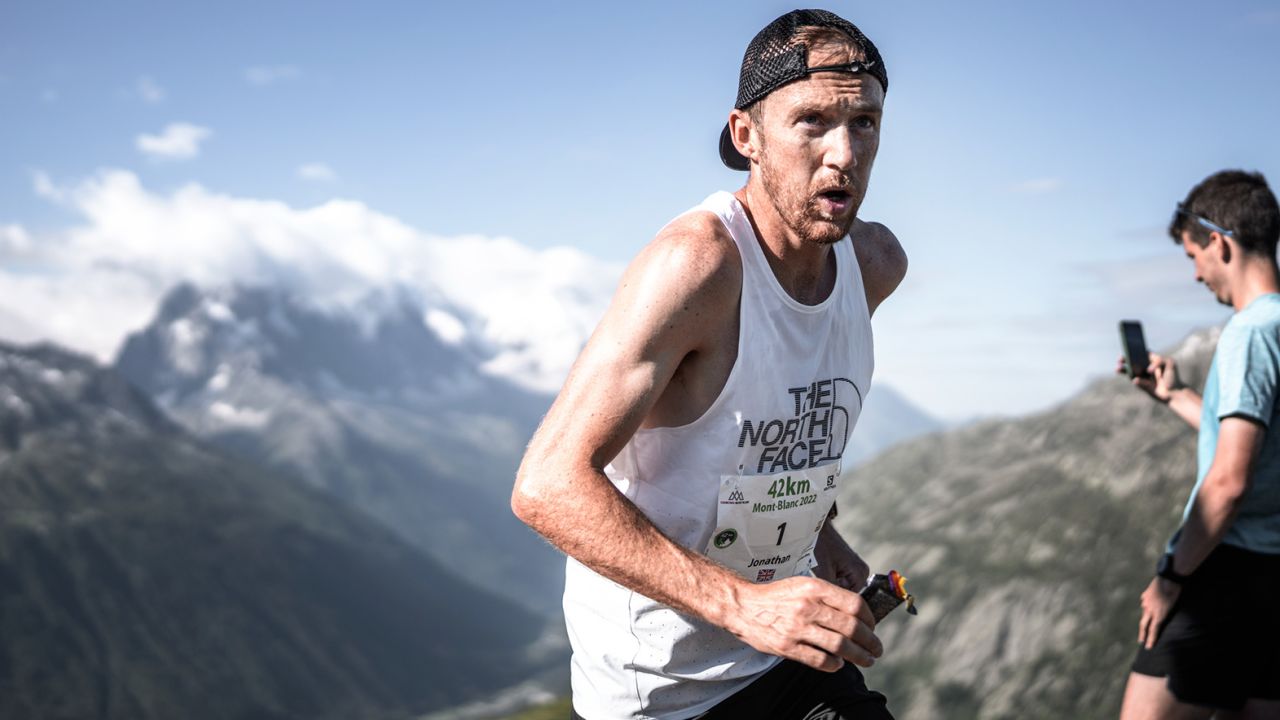 Albon competes in last year's Marathon du Mont-Blanc in Chamonix, France.