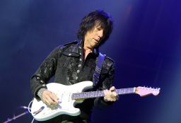 The late rock guitarist Jeff Beck died due to bacterial meningitis. He's shown at Royal Albert Hall on May 14, 2014, in London.