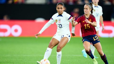 Alyssa Thompson made her USWNT debut aged just 17.