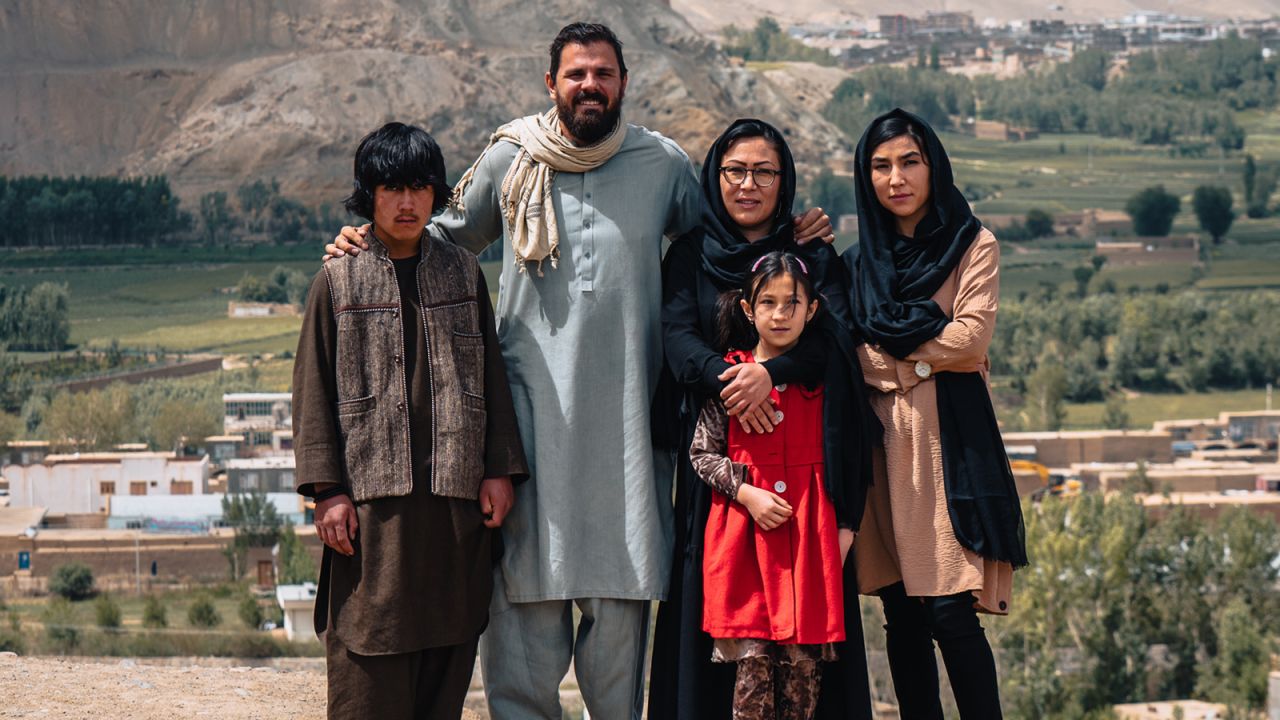 <strong>Family matters: </strong>Croatian travel vlogger <a href="https://edition.cnn.com/travel/article/honeymoon-mauritania-railway/index.html" target="_blank">Kristijan Iličić</a> raised money for this family, whom he met in Afghanistan in 2020, to leave the country and resettle in Iran.