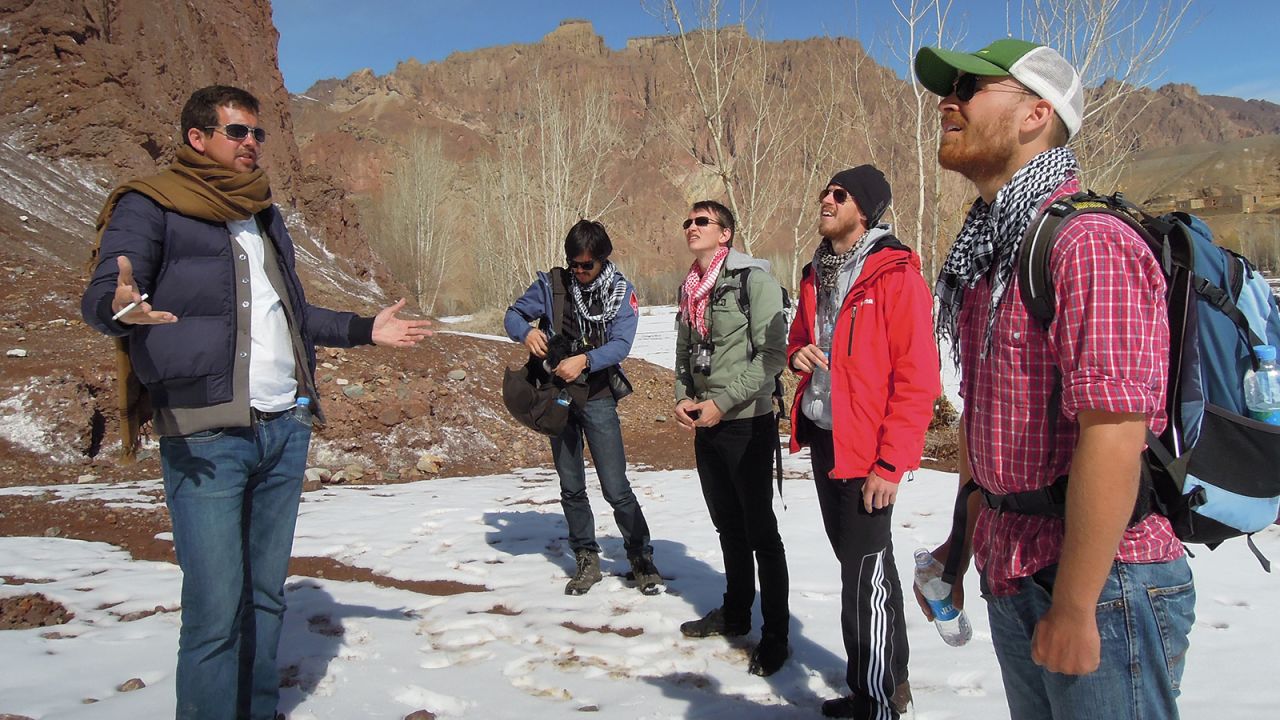 <strong>Group trip:</strong> Willcox, who has visited Afghanistan more than a dozen times, was able to visit Bamiyan province with his group.