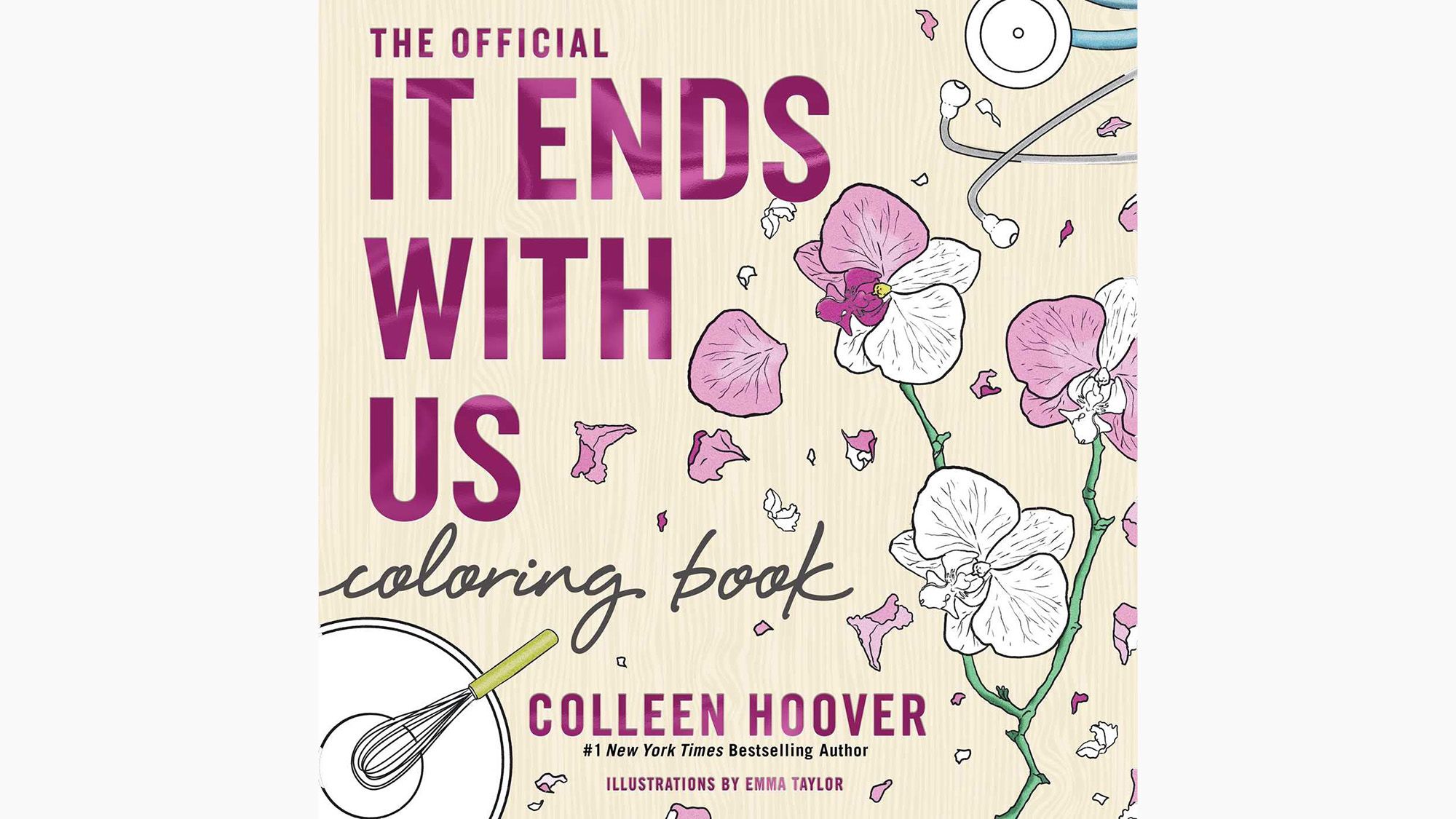 Bestselling writer Colleen Hoover apologizes for planned coloring
