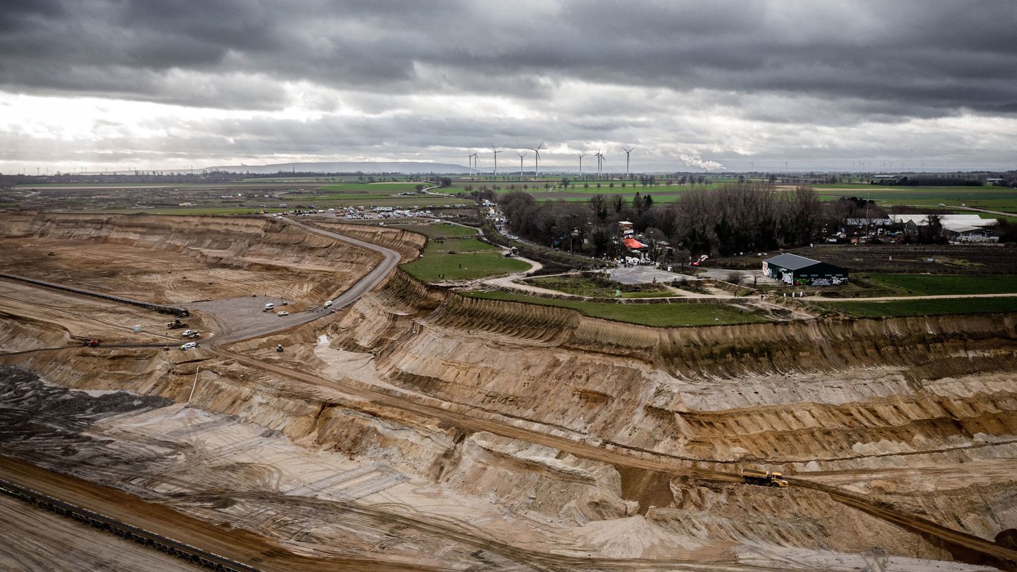 plans a stop village destroy to mine. this to coal it for | Thousands gathering CNN Germany are