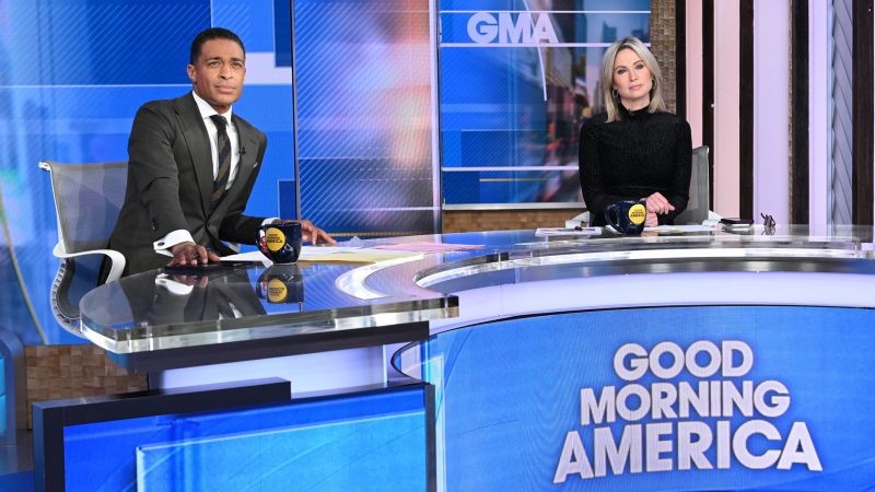 Los presentadores de ‘GMA3’ Amy Robach y TJ Holmes dejan ABC después de una supuesta aventura