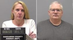 Peggy Finley, 44, and Peter Cadigan, 50, are facing murder charges after a patient died of positional asphyxiation shortly after he was taken to a hospital in December, court documents say.