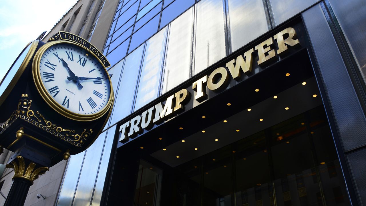 NEW YORK, NY - SEPTEMBER 22, 2017:  The public entrance to Trump Tower is on Fifth Avenue in New York, New York. (Photo by Robert Alexander/Getty Images)