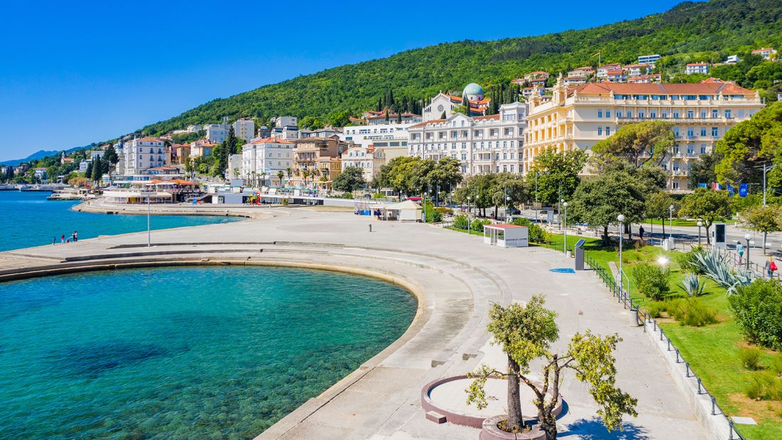 <strong>Old school: </strong>Opatija was a tourist draw in the Belle Epoque period, whose elegant buildings still remain.
