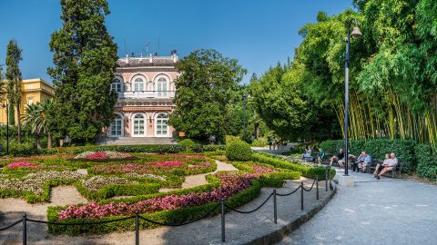Opatija is lined with Belle Epoque buildings, like Villa Angiolina.