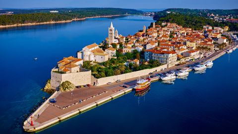 Medieval Rab Town is the pearl of Croatia's Rab island.
