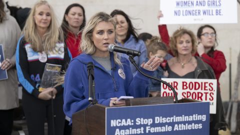 Protest over inclusion of transgender athletes in ladies’s sports activities held outdoors NCAA Conference