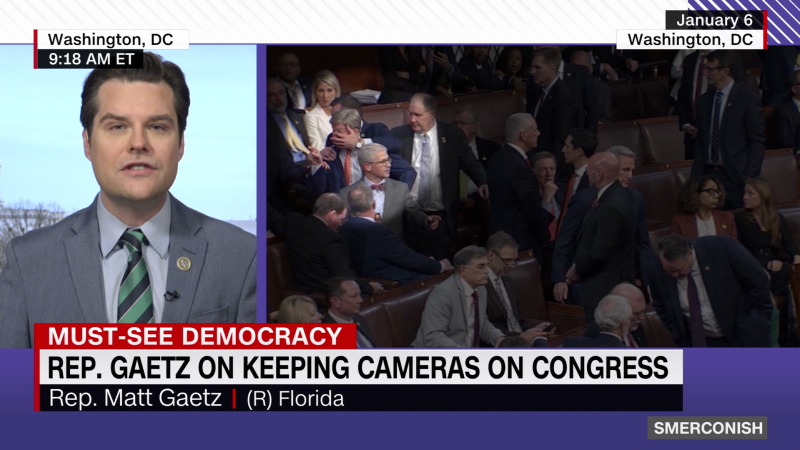 Gaetz on keeping cameras in Congress, Santos controversy | CNN Politics