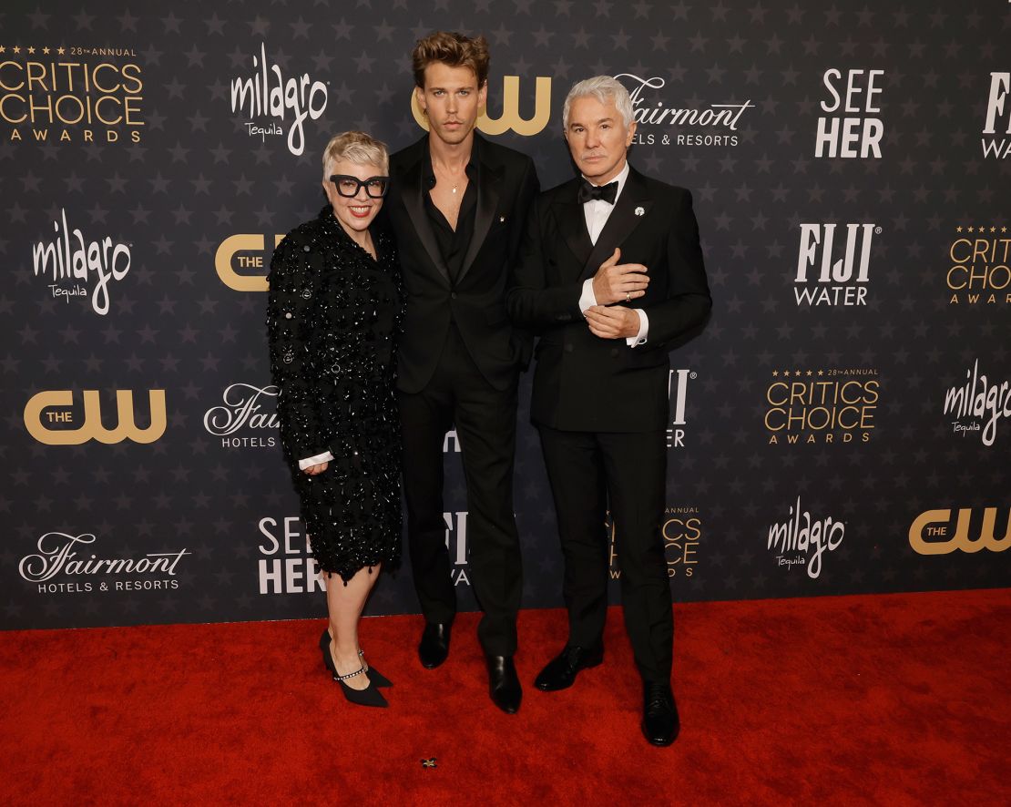 Costume designer Catherine Martin, actor Austin Butler and director Baz Luhrmann all earned individual nominations for their work on the Elvis Presley biopic, "Elvis." 
