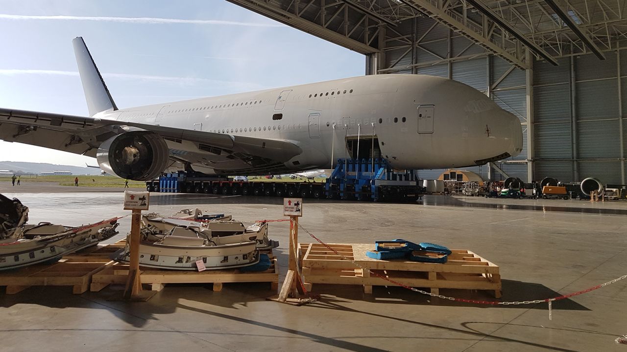 The A380 is the world's largest passenger plane -- which means there's plenty to recycle.