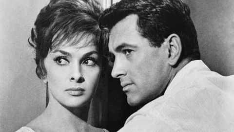 Gina Lollobrigida and Rock Hudson in 