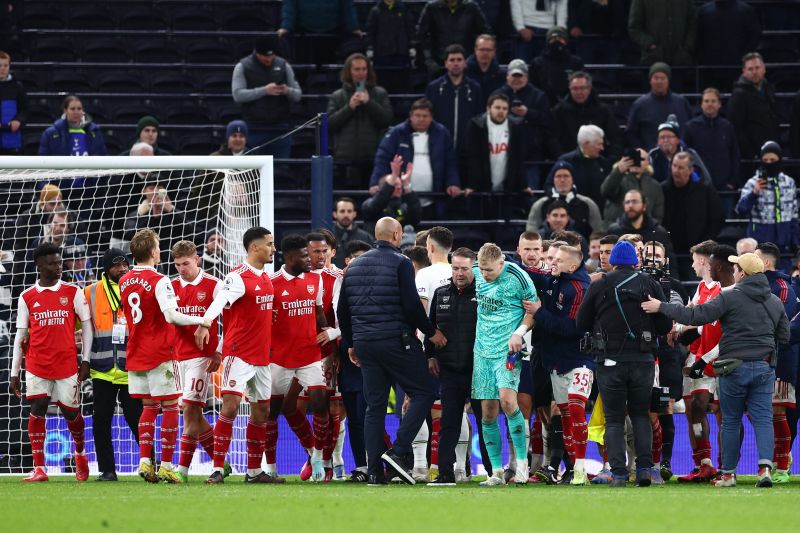 Aaron Ramsdale: Arsenal Goalkeeper Kicked By Fan Following North London ...