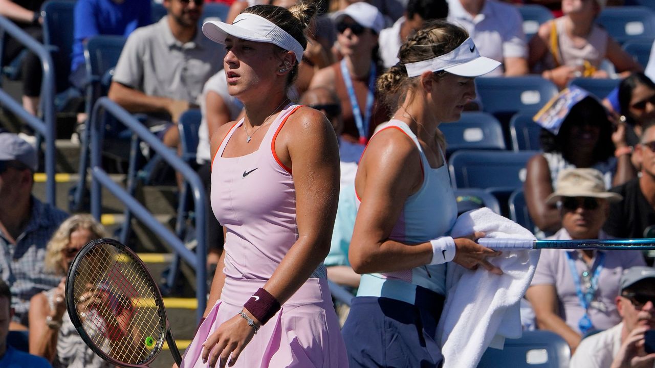 Kostyuk made headlines when she refused to shake Victoria Azarenka's hand at the 2022 US Open.