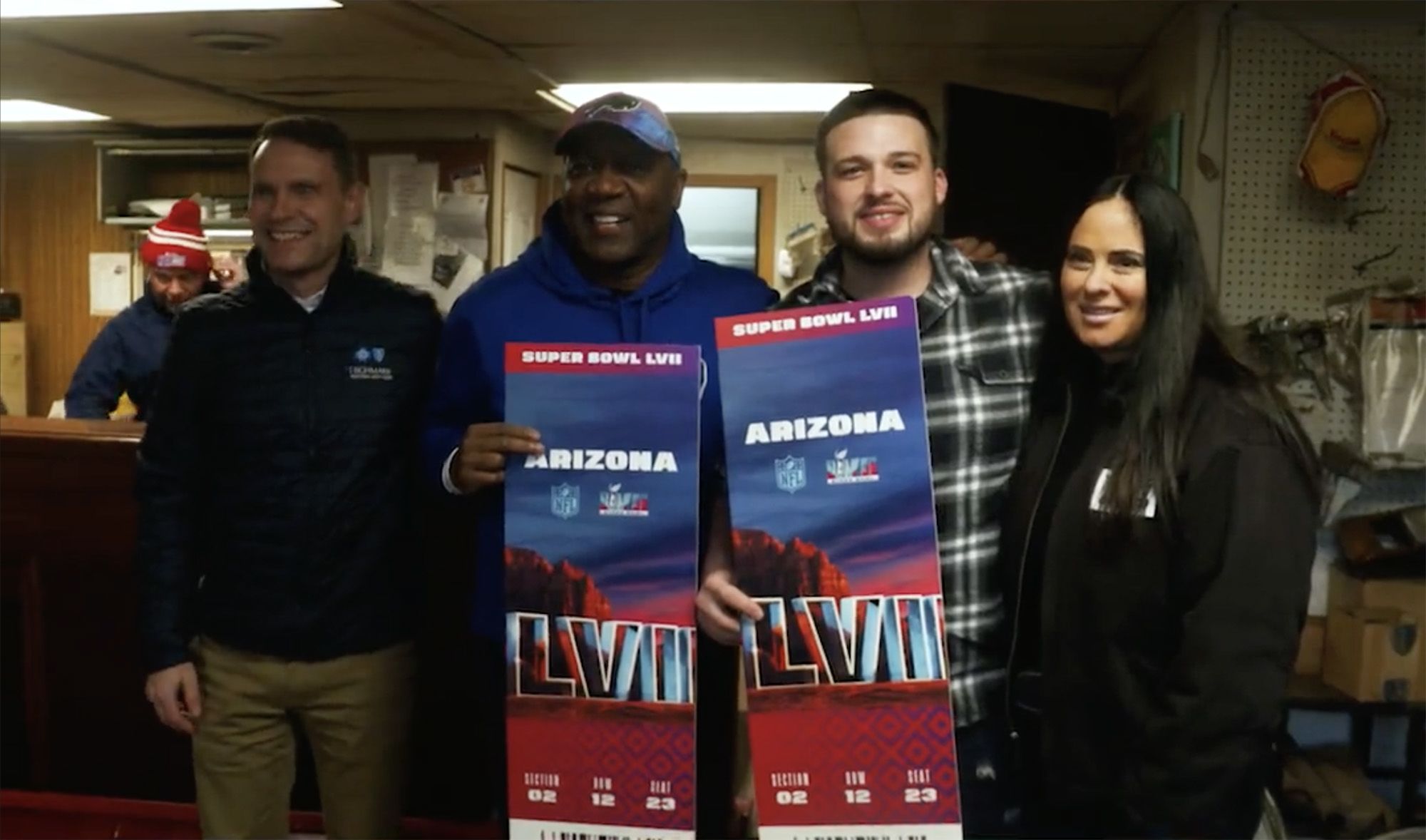 Community Hero Jay Withey Receives Super Bowl LVII Tickets For His