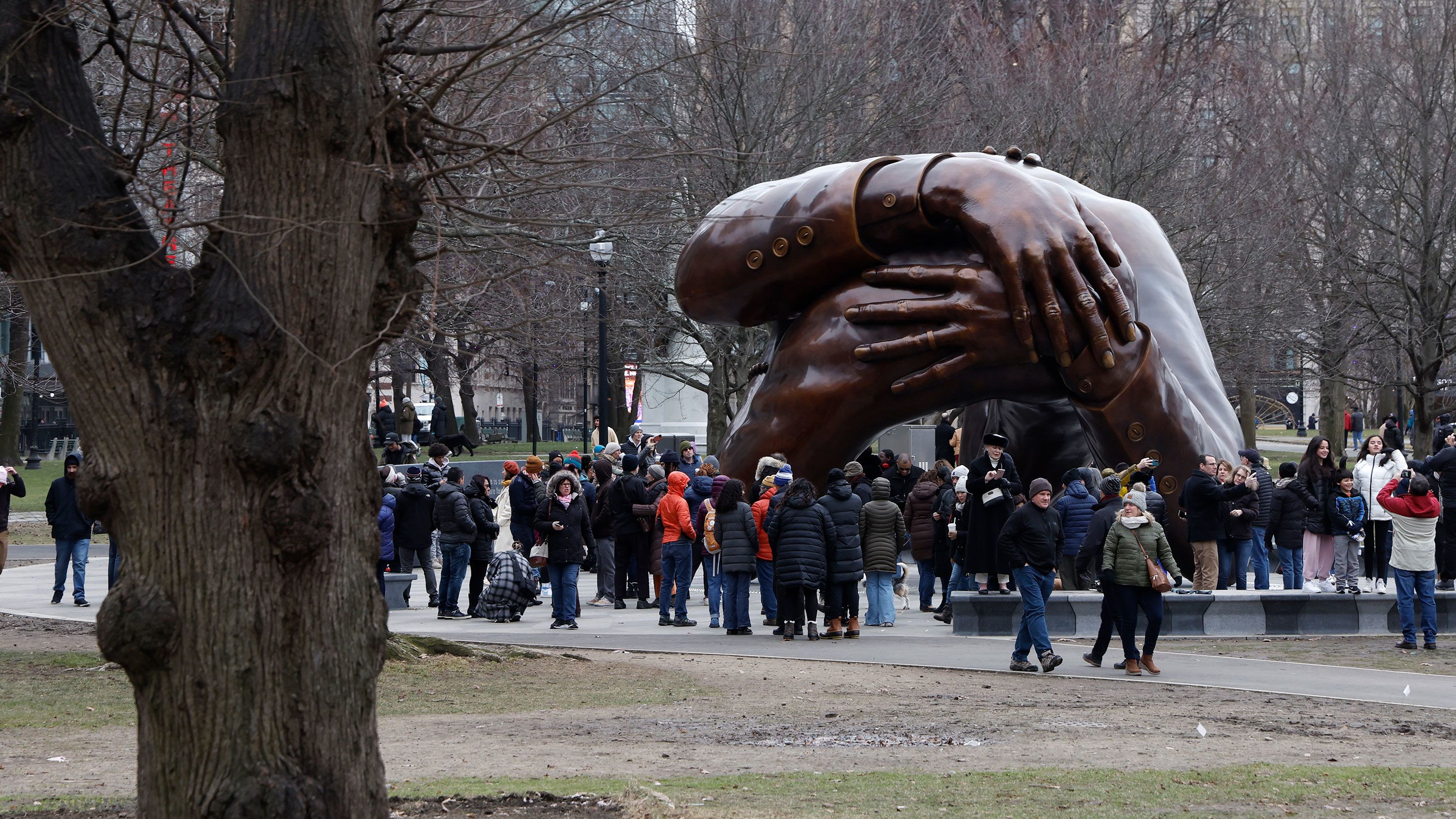 Martin Luther King Jr monument in Boston prompts mockery and criticism | CNN