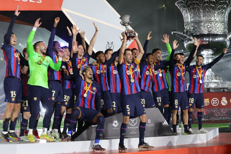 Barcelona wins Spanish Super Cup after beating Real Madrid 3-1 in