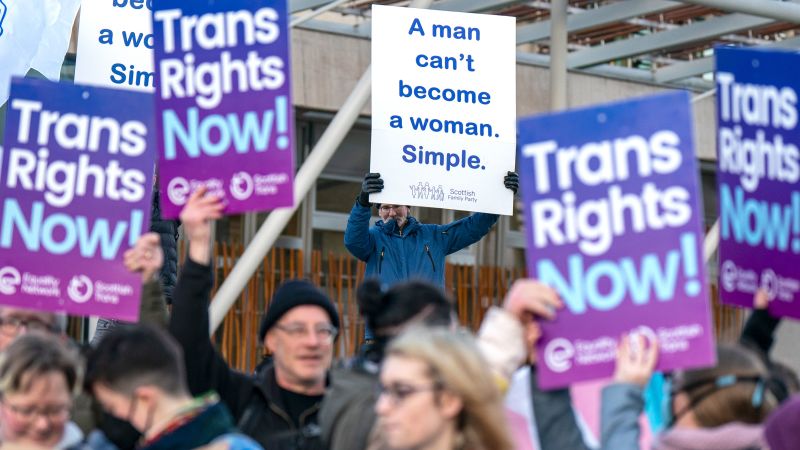 UK government blocks Scotland's new gender recognition law