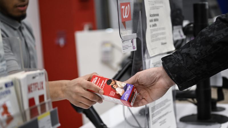 Walgreens elimina los límites de compra en línea de medicamentos para la fiebre para niños